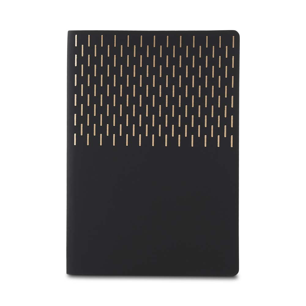 Kit Escritório A5 Capa em PU e Caneta Metalica - Azul - Imagem 8