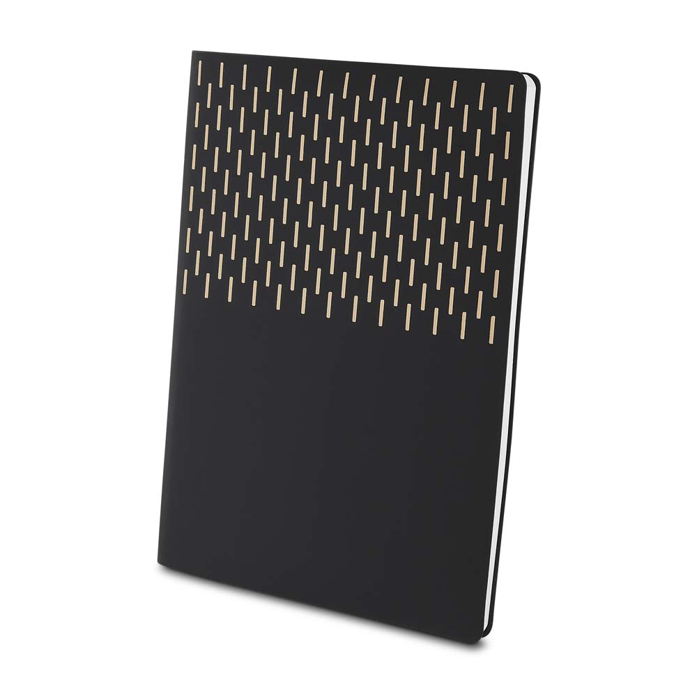 Kit Escritório A5 Capa em PU e Caneta Metalica - Azul - Imagem 9