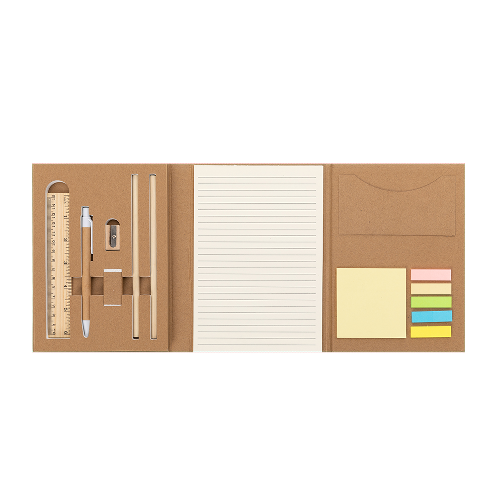 Kit Escritório Capa em Papel Kraft - Kraft - Imagem 2