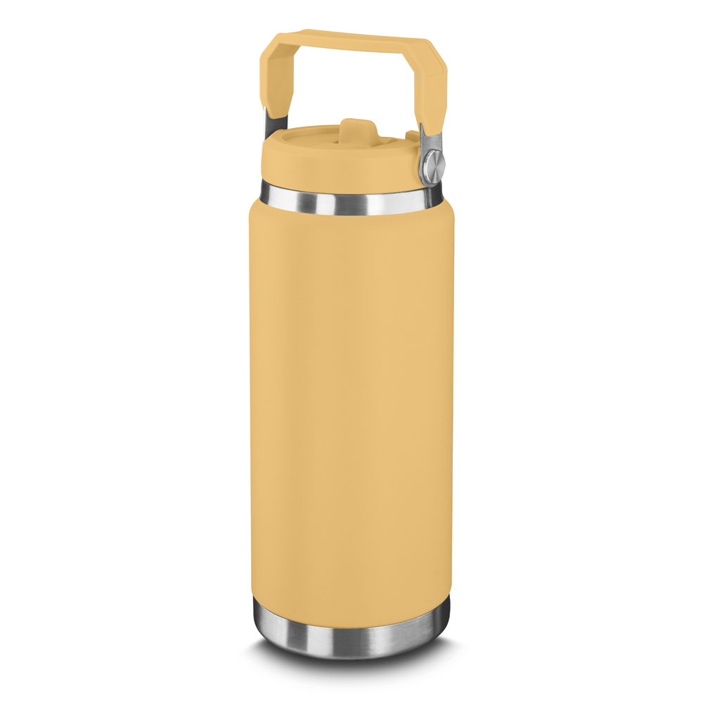 Garrafa Térmica - Amarelo queimado, 900ml - Imagem 5