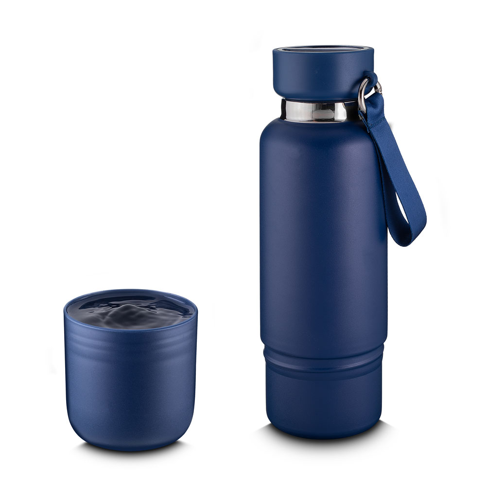 Garrafa Térmica - Azul, 500ml - Imagem 6