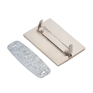 Placa de inox - Prata