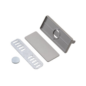 Placa de metal - Prata