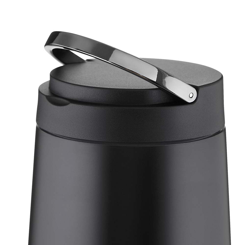 Kit escritório Caderno, Garrafa e Caneta Metalica - Preto - Imagem 8