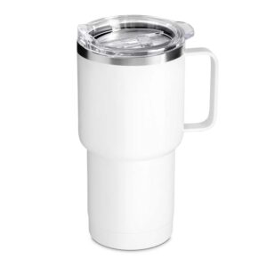 Caneca Térmica em Aço Inox - Branco, 600ml