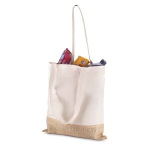 Sacola em Algodão e Juta 220g/m² (42x38cm)