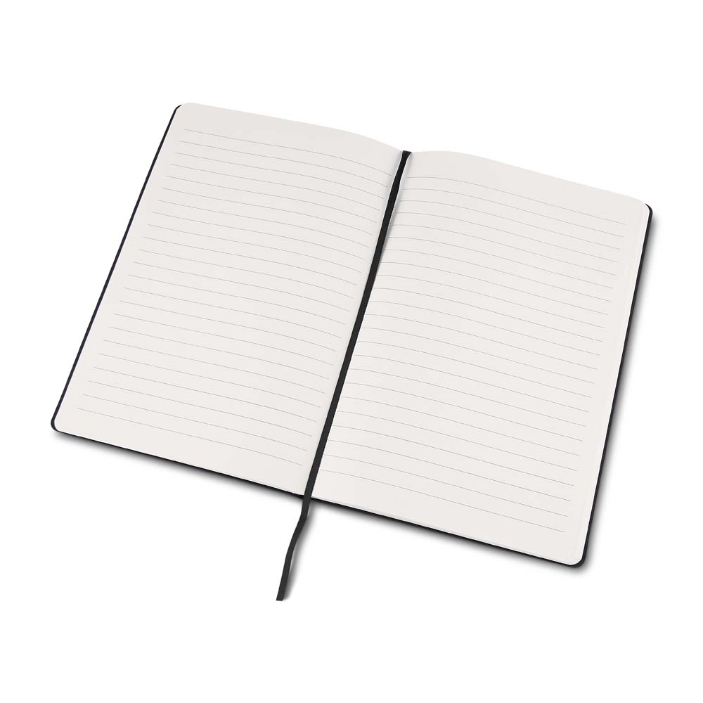 Kit Escritório A5 Capa em PU e Caneta Metalica - Azul - Imagem 10