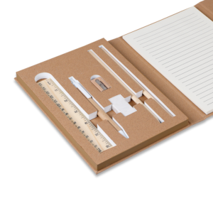 Kit Escritório Capa em Papel Kraft - Kraft