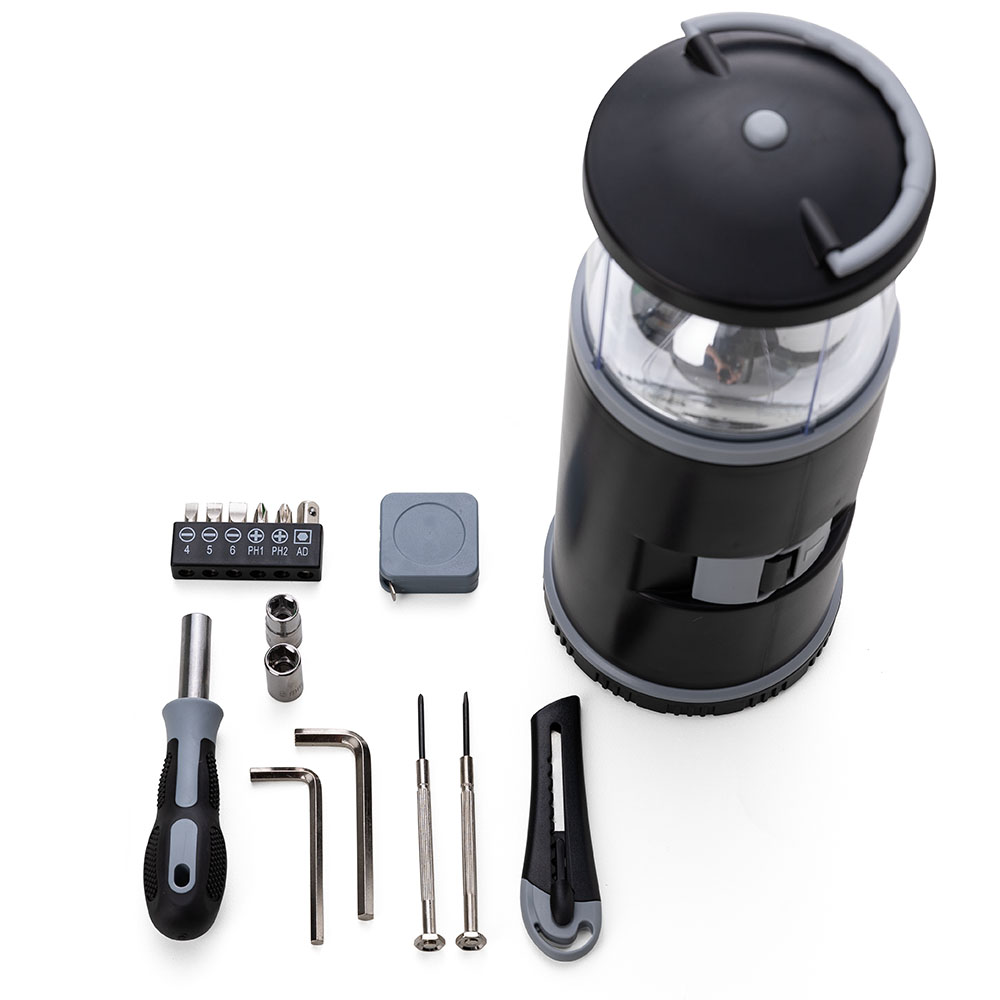 Lanterna e Kit Ferramenta - Preto - Imagem 5