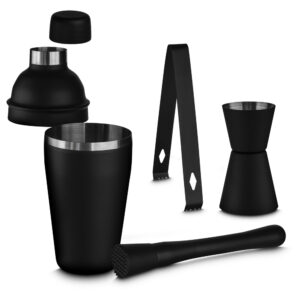 Kit Coqueteleira - Preto, 500ml