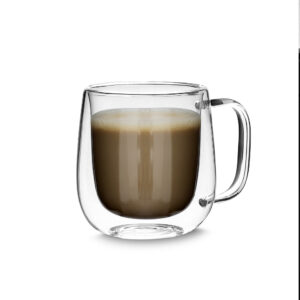 Caneca de Vidro Borossilicato - Transparente, 250ml